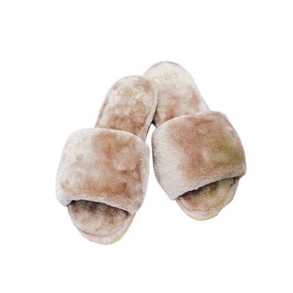 Pantuflas Beige