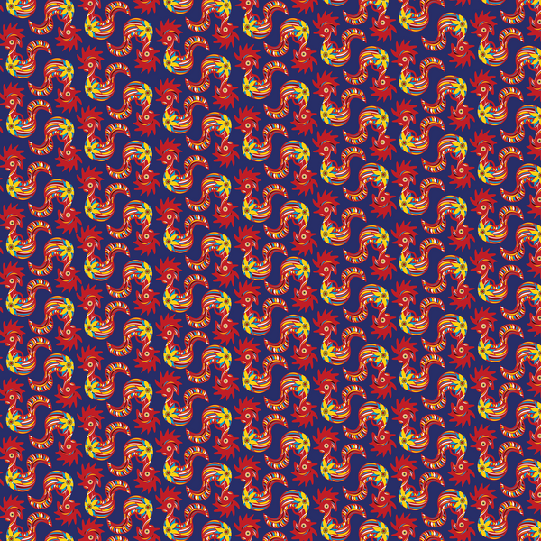 Pañuelo Gallos de barro